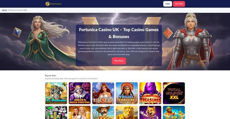 Fortunica casino online in United Kingdom